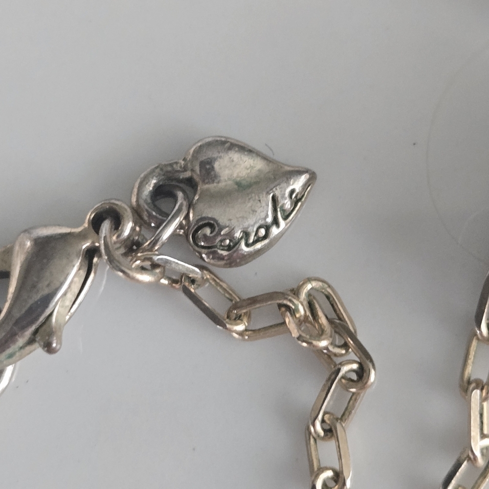 Vintage-Style Faux Pearl Rhinestone Station Necklace - Picture 6 of 7